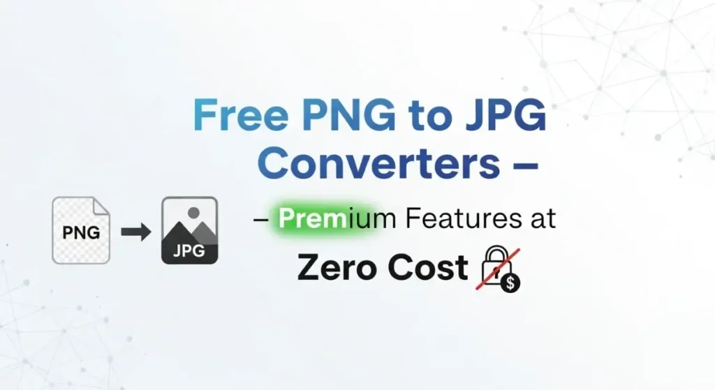 Free PNG to JPG converter with premium features at zero cost and no subscription required